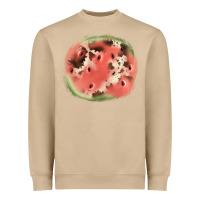 Mushroom watermelon cowhide patch3 Heavyweight Sweatshirt - JahusDesignShop