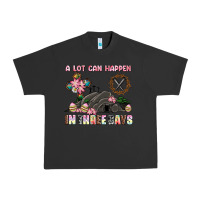Pigment Black easter a lot can happen in three days Urban Heavy Tee - AdoDesignShop