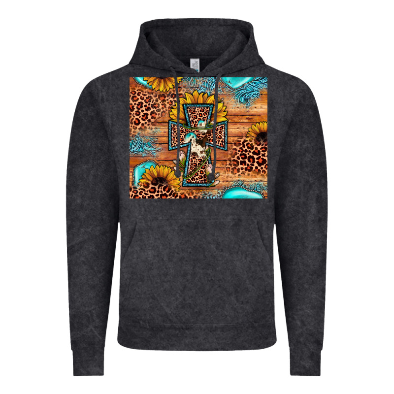 Leopard Cross Sunflower Vintage Hoodie by JahusDesignShop | Teevron