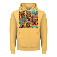 Vintage Mustard leopard cross sunflower Vintage Hoodie - JahusDesignShop