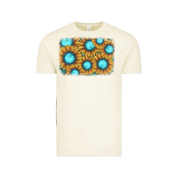Vintage Arctic sunflower gemstone background Vintage Tee - JahusDesignShop
