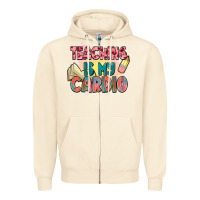 Sandshell teaching is my cardio Zipper Hoodie - NancyCooperArtShop