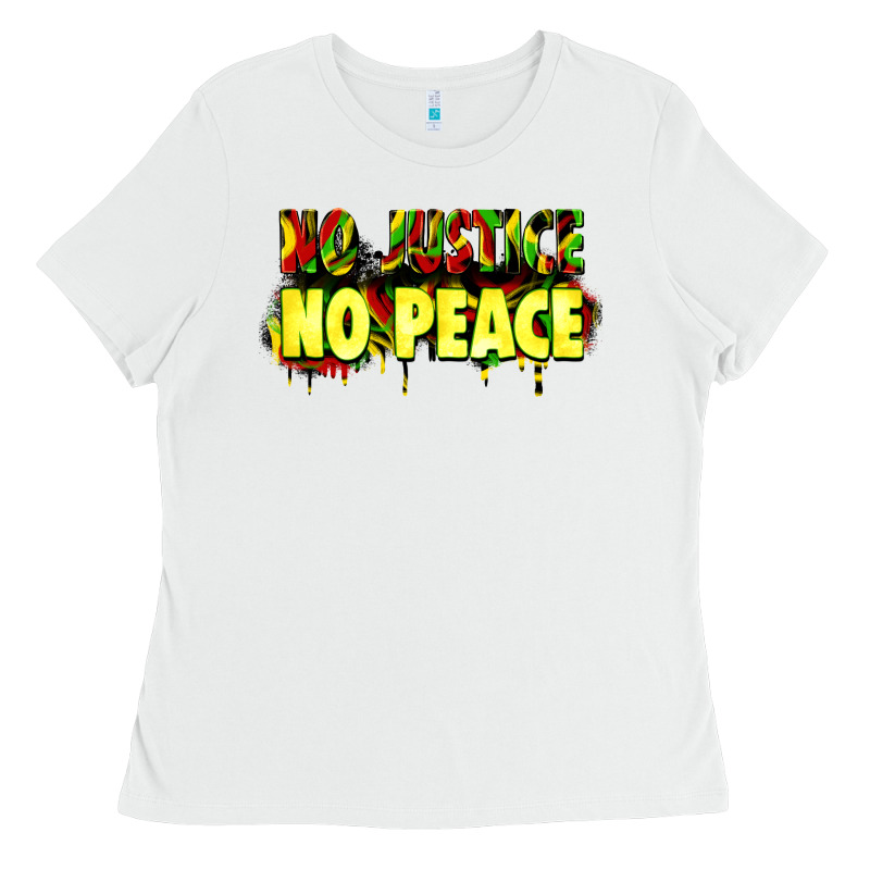 No Justice No Peace Ladies Tee by Zillion Design Studio | Teevron