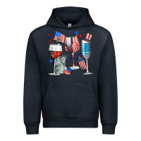 Navy american wine Urban Hoodie - CowGirlArtShop