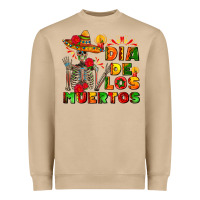 Mushroom dia de los muertos Heavyweight Sweatshirt - AdoDesignShop