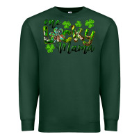 Sports Green st. patrick's day one lucky mama Premium Sweatshirt - RanaPortraitStore