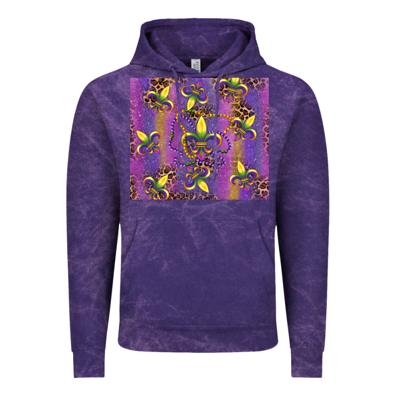 Mardi Gras Fleur De Lis Vintage Hoodie by RanaPortraitStore | Teevron