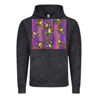 Vintage Black mardi gras fleur de lis Vintage Hoodie - RanaPortraitStore