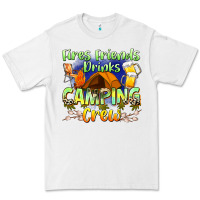 Fires Friends Drinks Camping Crew Premium Tee | Teevron