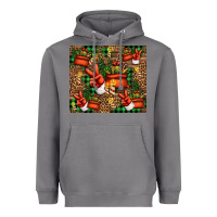 Storm Christmas Santa Claus peace hand Heavyweight Hoodie - Jasminsmagicworld