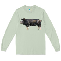 Matcha berkshire pig Long Sleeve Tee - LillyAllenDesigns