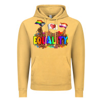Vintage Mustard equality pride flags Vintage Hoodie - AdoDesignShop