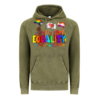 Vintage Olive equality pride flags Vintage Hoodie - AdoDesignShop