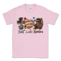 Bubblegum Pink faith love freedom usa Classic Tee - NancyCooperArtShop
