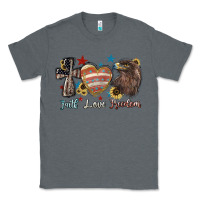 Charcoal Heather faith love freedom usa Classic Tee - NancyCooperArtShop