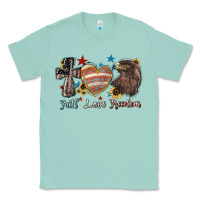 Seafoam faith love freedom usa Classic Tee - NancyCooperArtShop