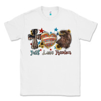 White faith love freedom usa Classic Tee - NancyCooperArtShop