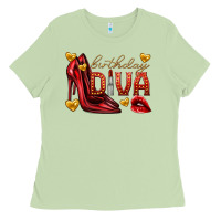 Matcha birthday diva Ladies Tee - texasbilliewilder