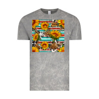 Cloud Rock serape leopard seamless pattern Vintage Tee - BundleAndBundleShop