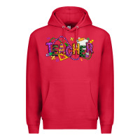 Cardinal mardi gras teacher Premium Hoodie - texasbilliewilder