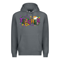 Rock mardi gras teacher Premium Hoodie - texasbilliewilder