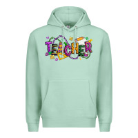 Seafoam mardi gras teacher Premium Hoodie - texasbilliewilder