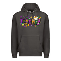 Smoke mardi gras teacher Premium Hoodie - texasbilliewilder