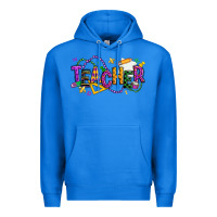 True Royal mardi gras teacher Premium Hoodie - texasbilliewilder