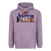 Lavender all american papa Heavyweight Hoodie - BarkalooDesign