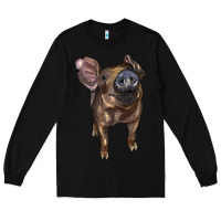 Black baby duroc pig Long Sleeve Tee - LillyAllenDesigns