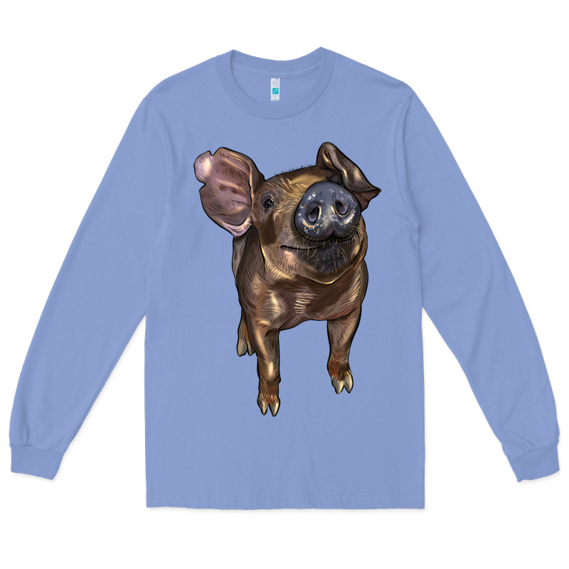Baby Duroc Pig Long Sleeve Tee by LillyAllenDesigns | Teevron
