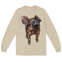 Mushroom baby duroc pig Long Sleeve Tee - LillyAllenDesigns