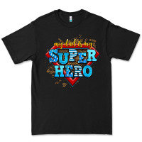 Black my dad is my super hero Premium Tee - AdoDesignShop