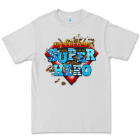 Dove Grey my dad is my super hero Premium Tee - AdoDesignShop