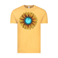 Vintage Mustard sunflower gemstone Vintage Tee - JahusDesignShop