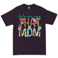 Plum oh honey i am that mom mothers day Premium Tee - texasbilliewilder