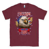Burgundy freedom born free tour 1776 Classic Tee - NancyCooperArtShop