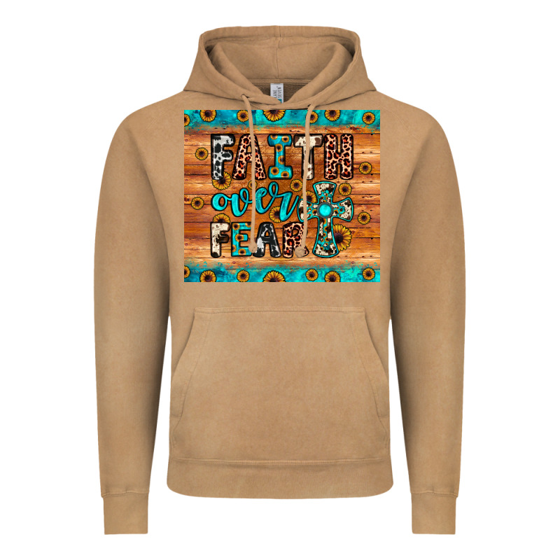 Faith Over Fear Vintage Hoodie by JahusDesignShop | Teevron