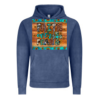 Vintage Denim faith over fear Vintage Hoodie - JahusDesignShop