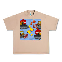 Burro bulldozer seamles pattern Urban Heavy Tee - BundleAndBundleShop