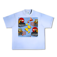 Grape Ice bulldozer seamles pattern Urban Heavy Tee - BundleAndBundleShop