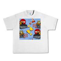 Lunar Rock bulldozer seamles pattern Urban Heavy Tee - BundleAndBundleShop
