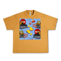 Peanut Butter bulldozer seamles pattern Urban Heavy Tee - BundleAndBundleShop