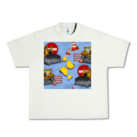 Pistachio bulldozer seamles pattern Urban Heavy Tee - BundleAndBundleShop