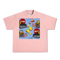 Salmon bulldozer seamles pattern Urban Heavy Tee - BundleAndBundleShop