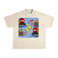 Sandshell bulldozer seamles pattern Urban Heavy Tee - BundleAndBundleShop