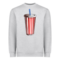 Heather Grey coke Heavyweight Sweatshirt - AdoDesignShop