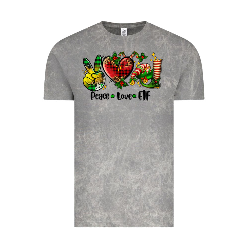 Peace Love  Elf Vintage Tee by AdoDesignShop | Teevron