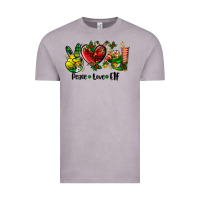 Vintage Zinc peace love  elf Vintage Tee - AdoDesignShop
