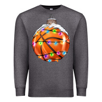 Charcoal Heather Christmas Basketball Premium Sweatshirt - RanaPortraitStore